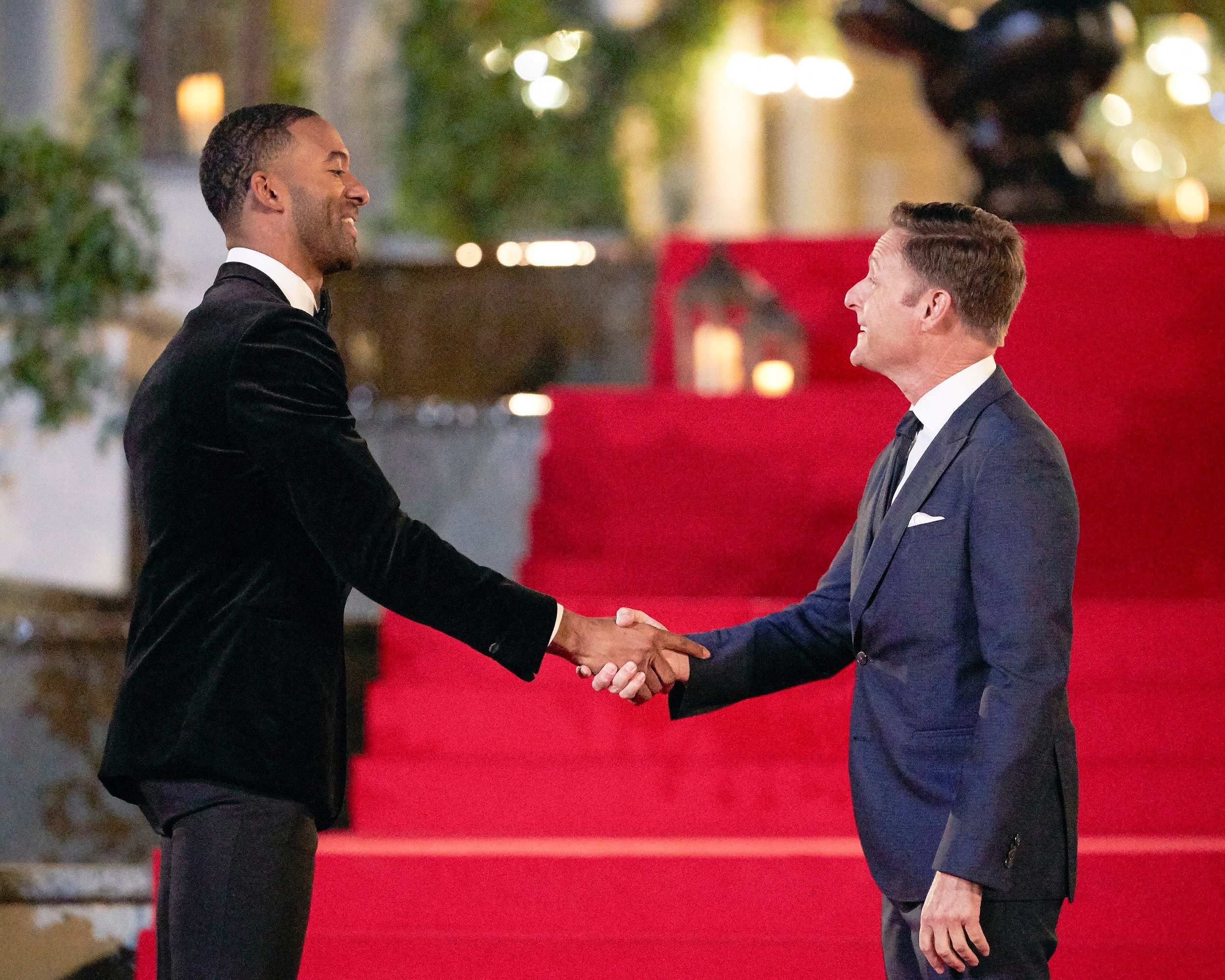 'The Bachelor' lead Matt James and host Chris Harrison