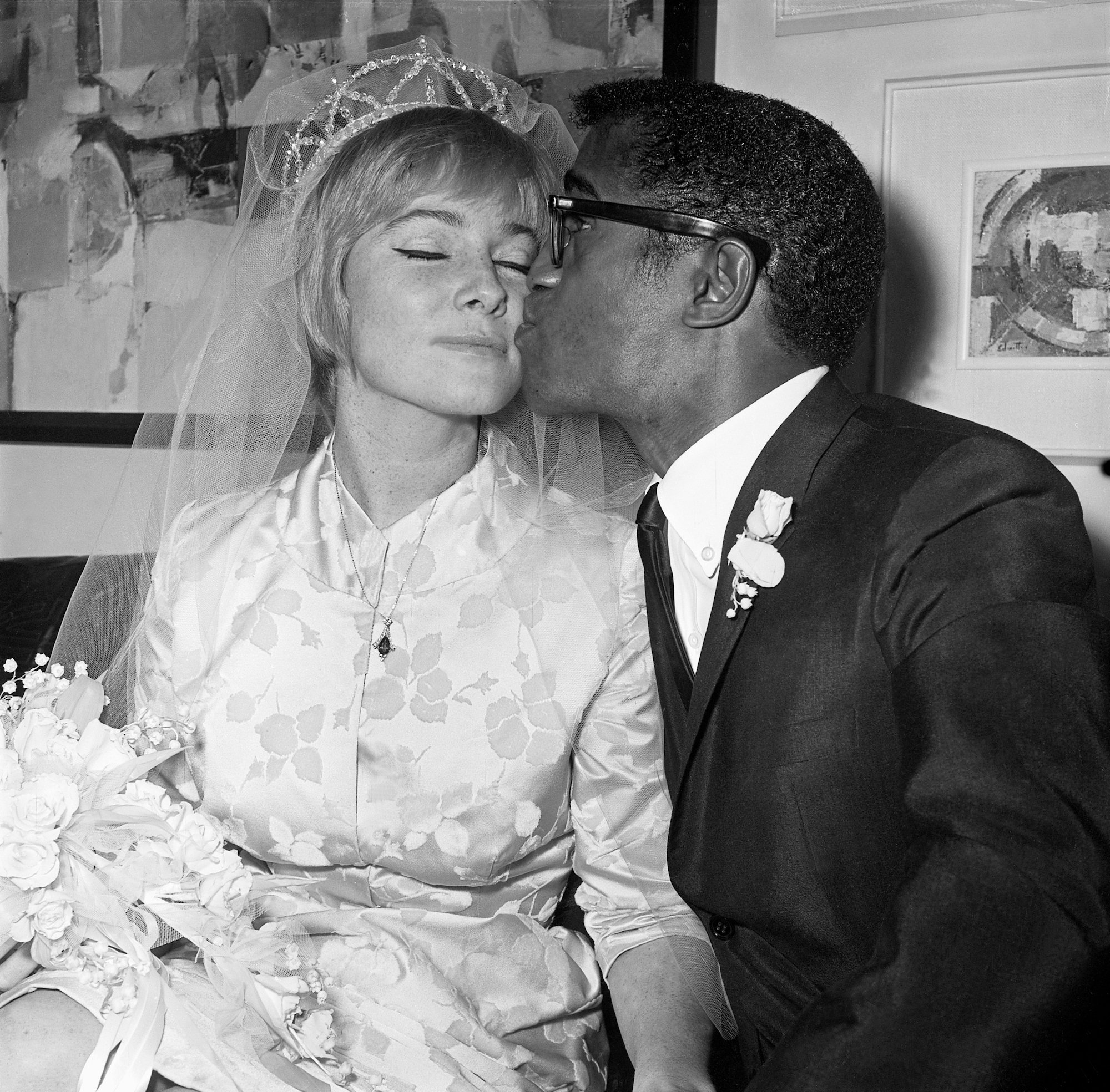 May Britt and Sammy Davis Jr.