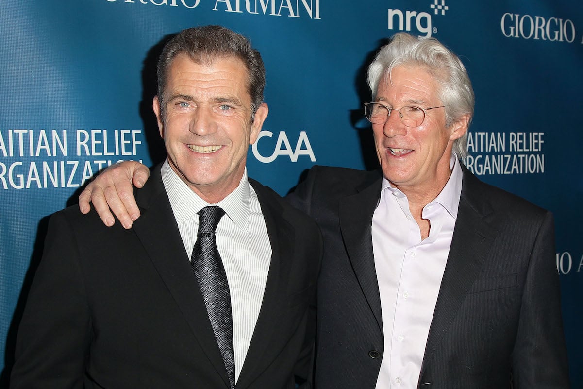 Mel Gibson and Richard Gere in 2013 