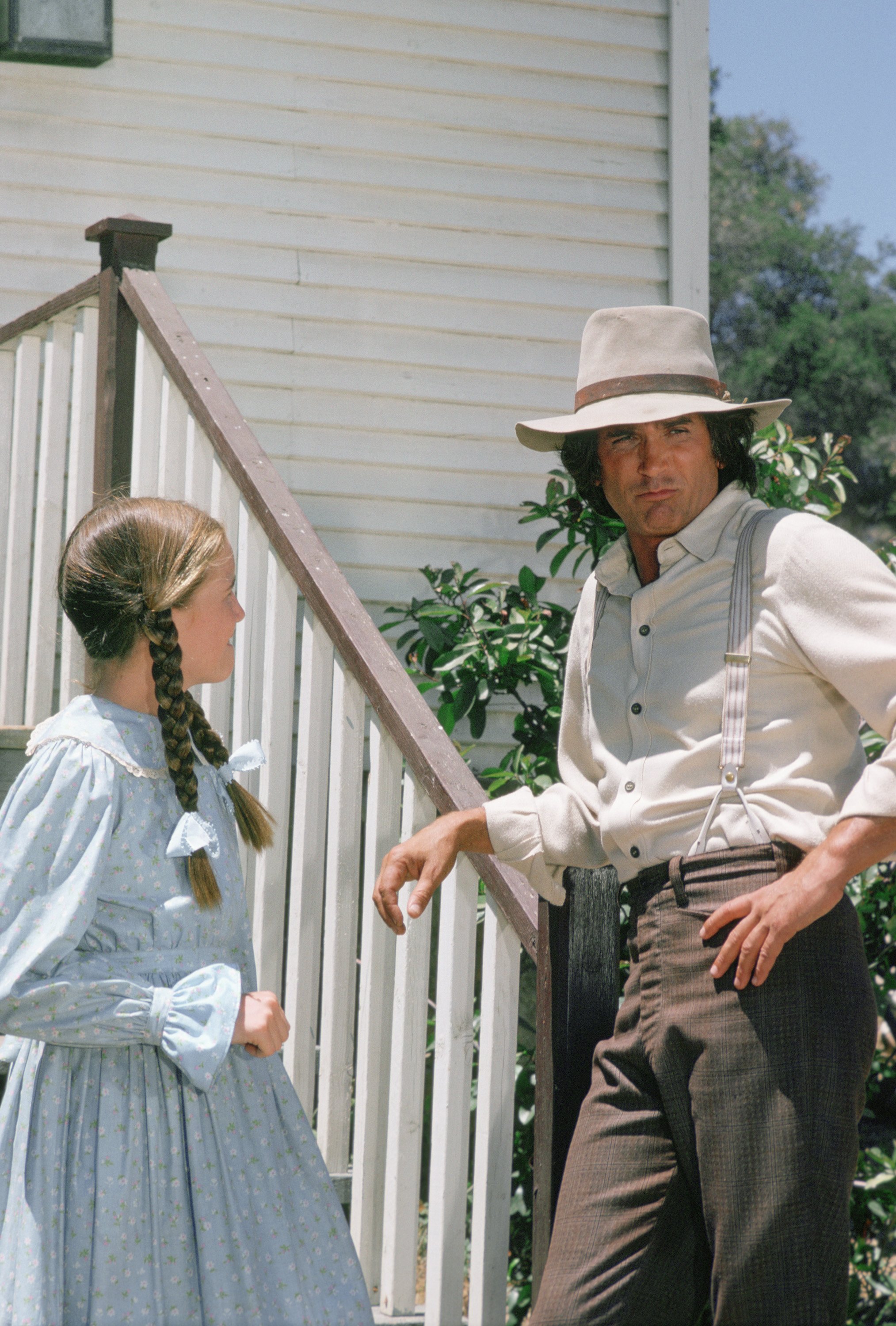 Melissa Gilbert and Michael Landon on 'Little House on the 'Prairie'