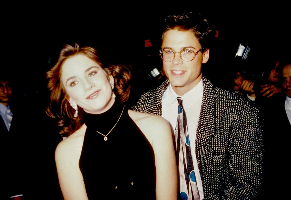 Rob Lowe and Melissa Gilbert in 1987