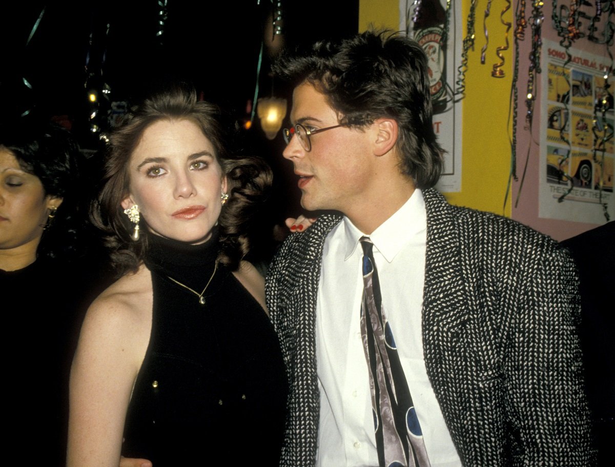 Melissa Gilbert and Rob Lowe in 1988