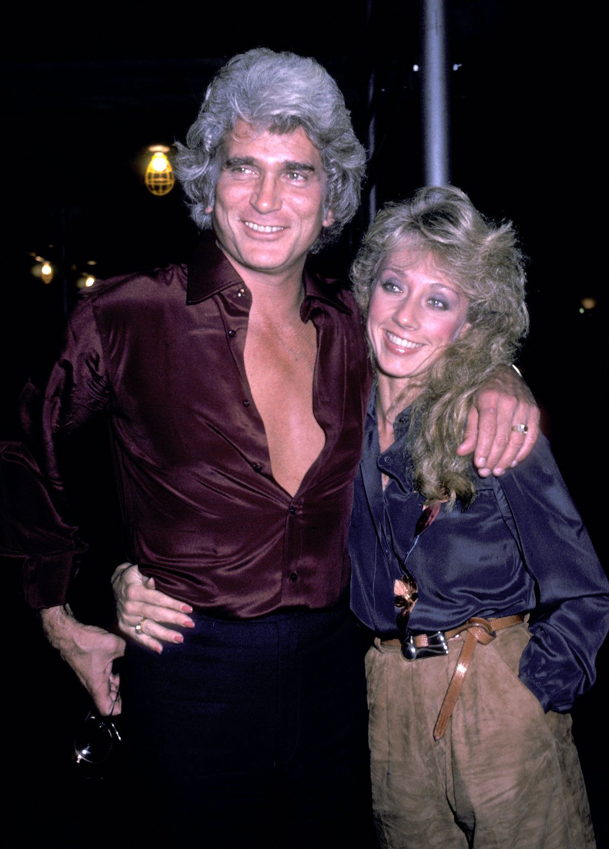 Michael Landon with his third wife, Cindy Clerico