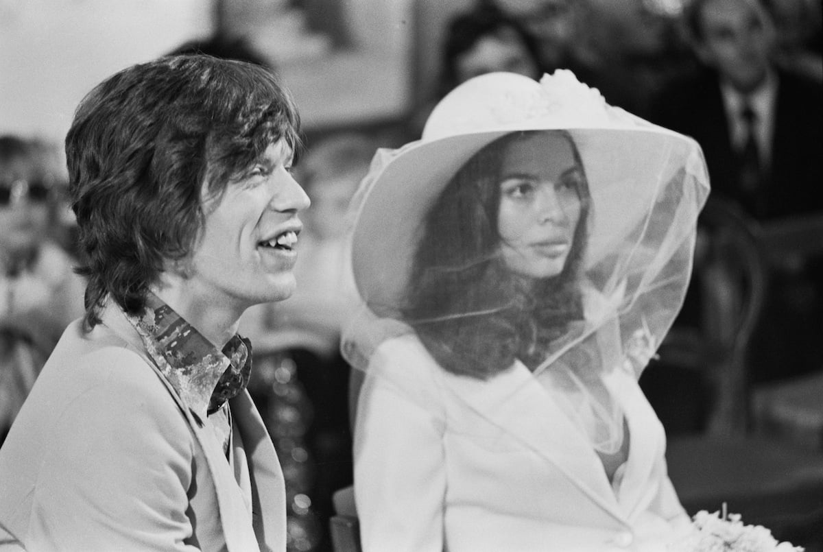 Mick and Bianca Jagger