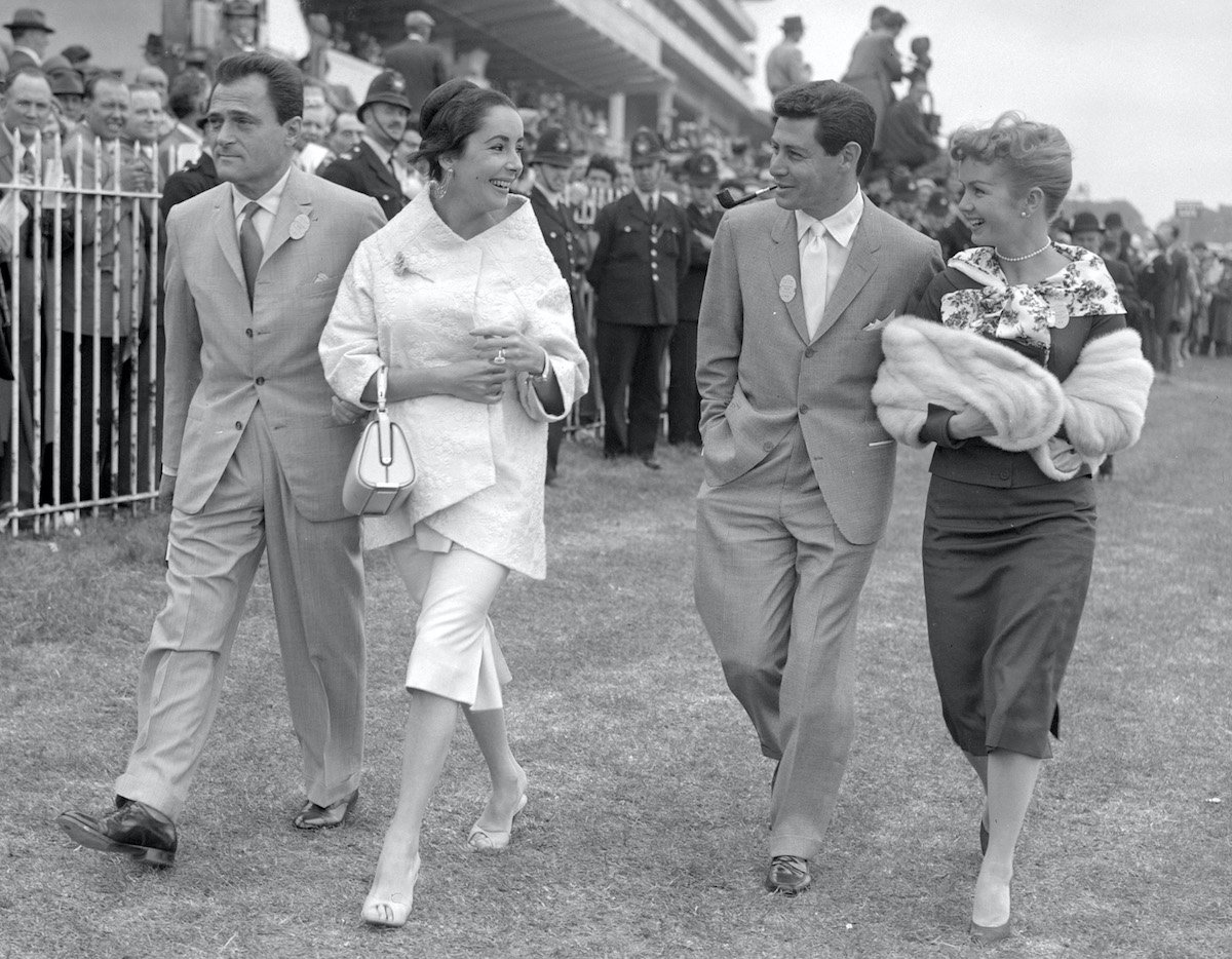 Mike Todd, Elizabeth Taylor, Eddie Fisher, and Debbie Reynolds | PA Images via Getty Images