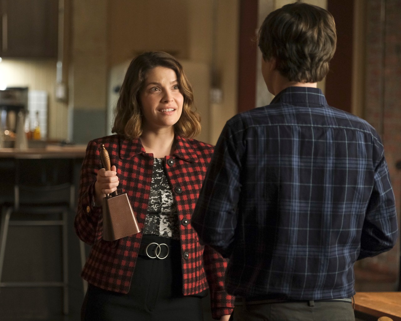 Paige Spara and Freddie Highmore on 'The Good Doctor' | Jeff Weddell via Getty Images