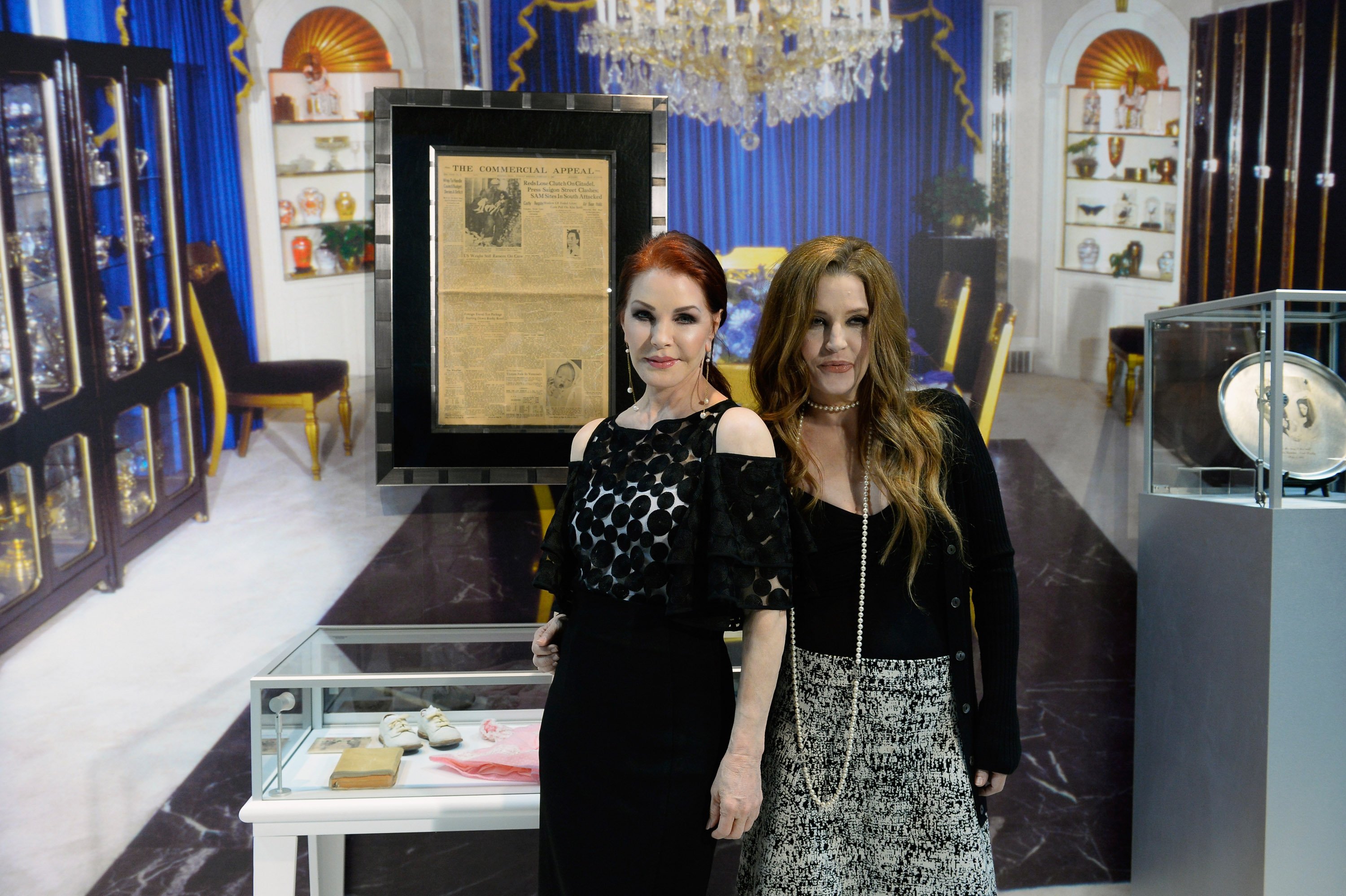 Priscilla Presley and Lisa Marie Presley