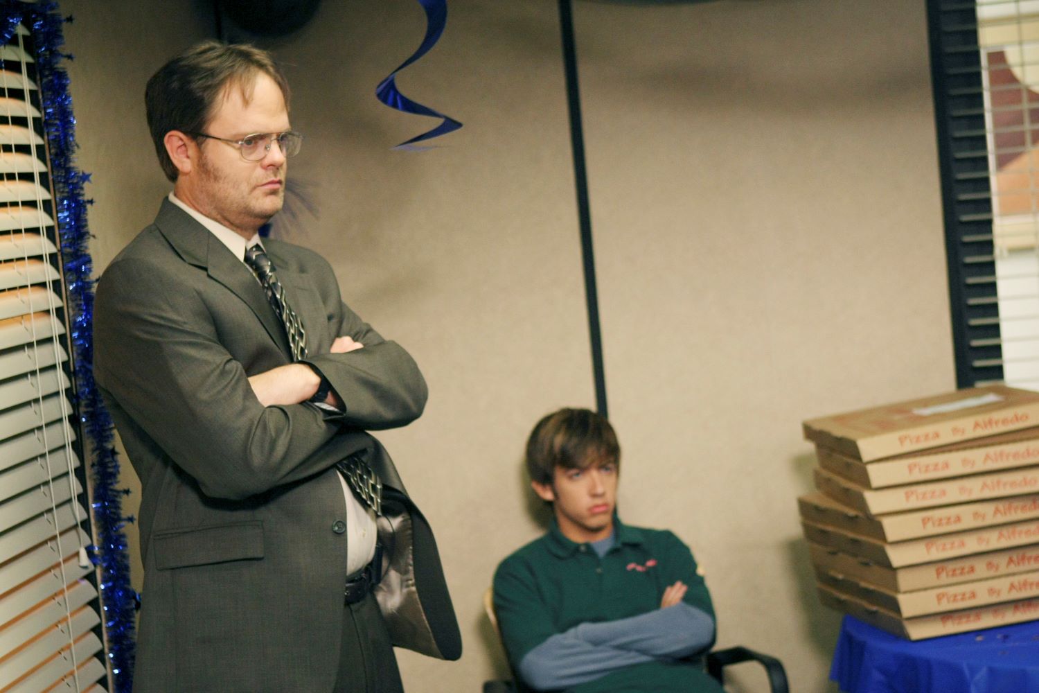 Rainn Wilson and Kevin McHale on 'The Office'
