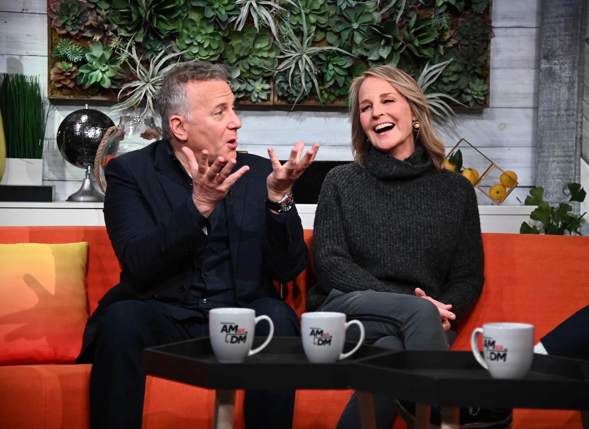 Paul Reiser and Helen Hunt visit BuzzFeed's 'AM to DM'