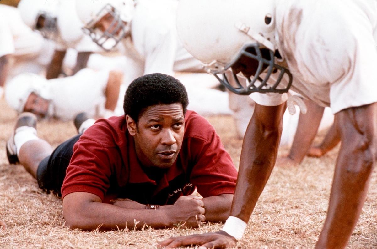Denzel Washington portrays Coach Herman Boone in 'Remember the Titans'