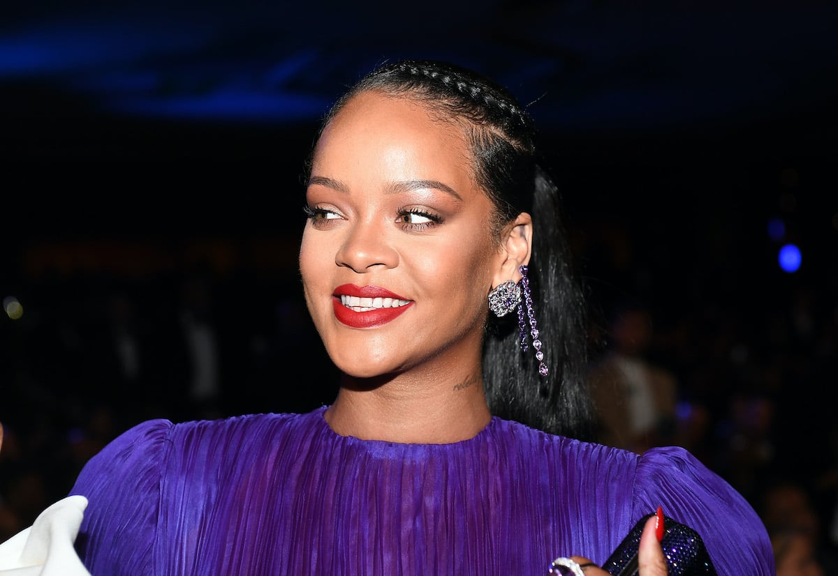 Rihanna at an award show