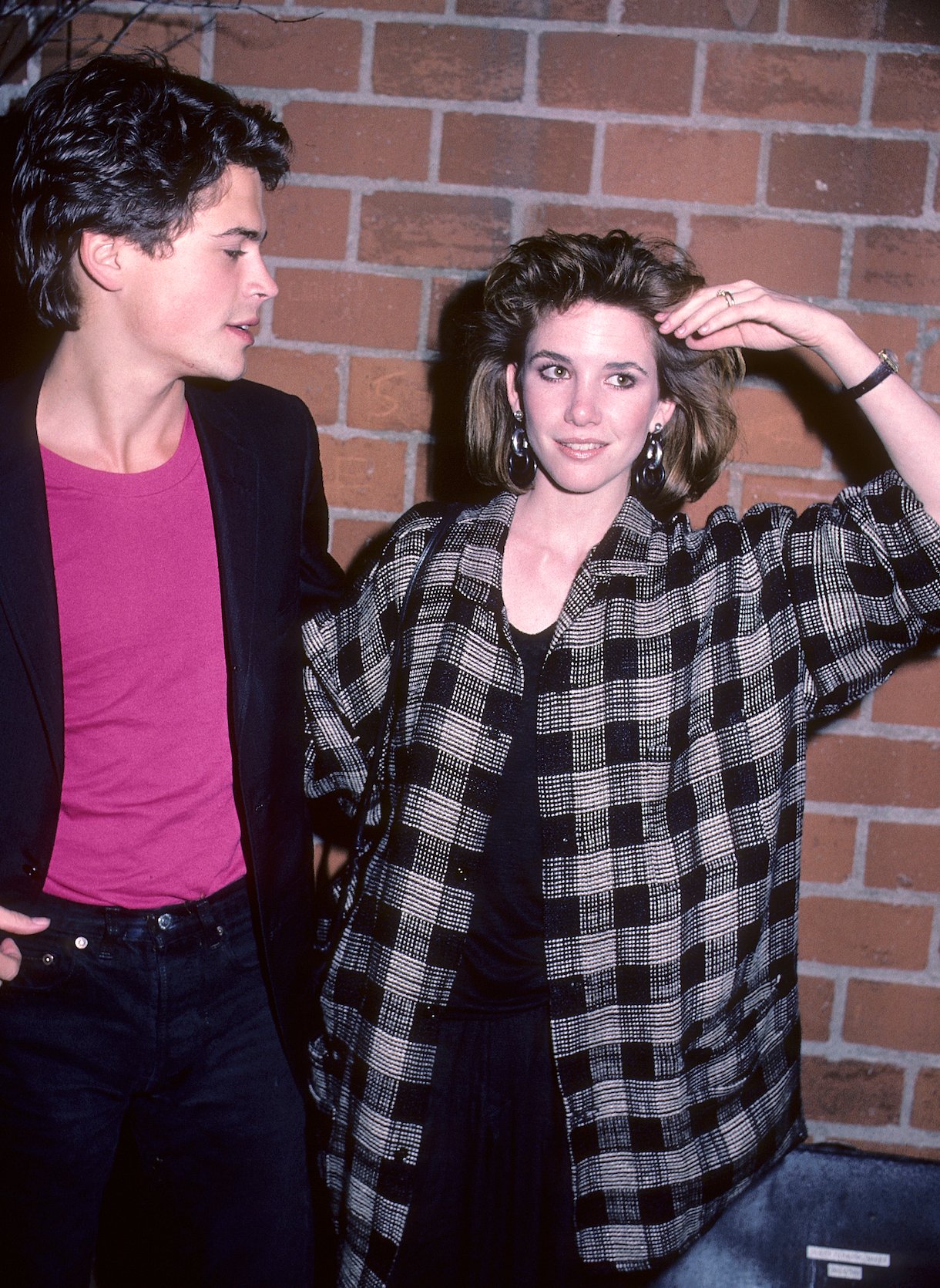 Rob Lowe and actress Melissa Gilbert