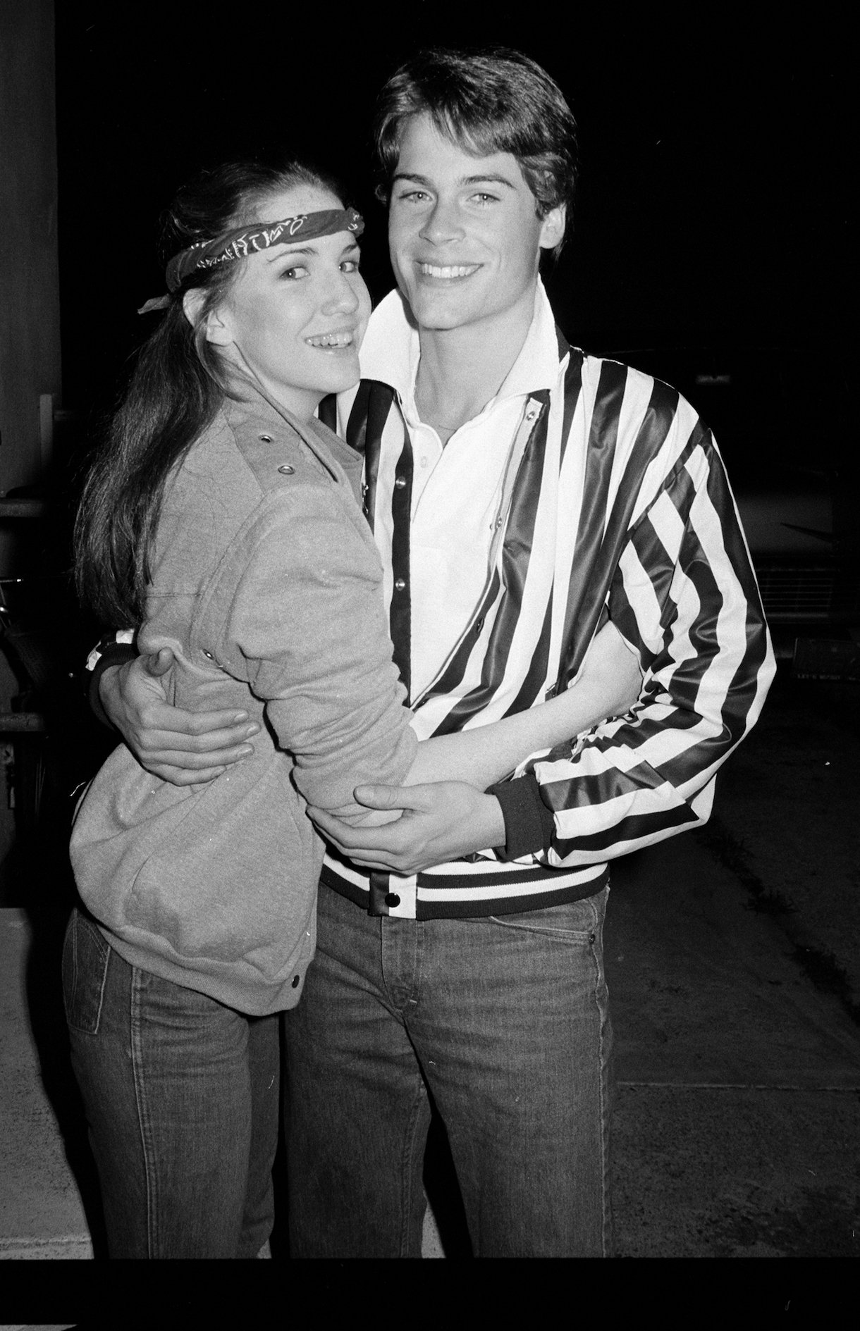 Melissa Gilbert and Rob Lowe