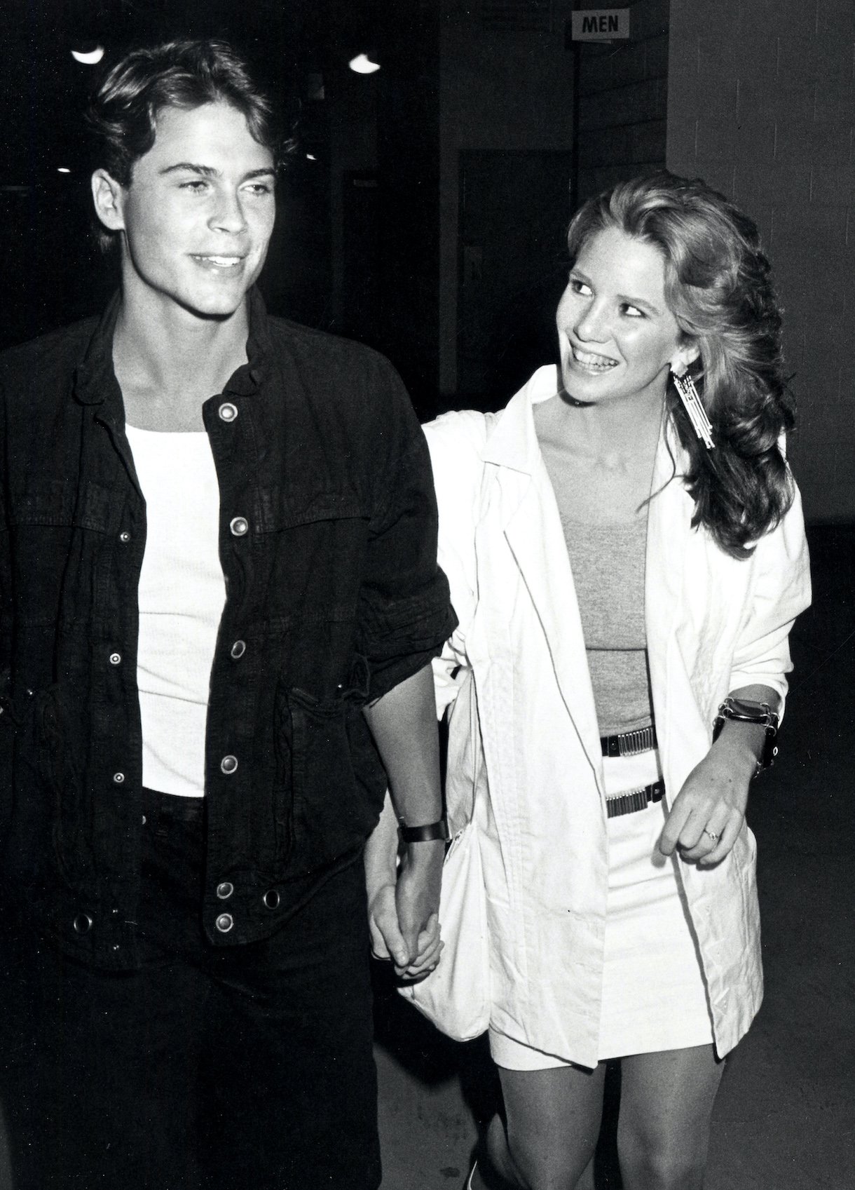 Rob Lowe and Melissa Gilbert in 1983