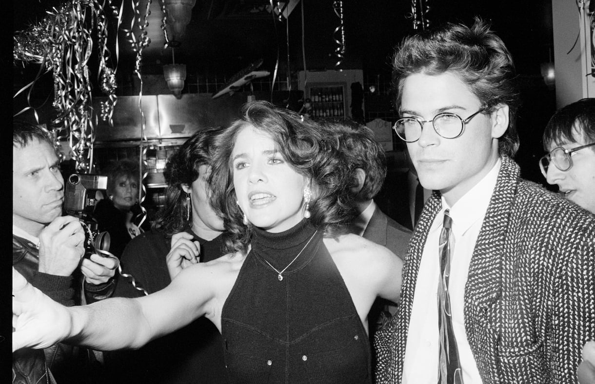 Melissa Gilbert and Rob Lowe