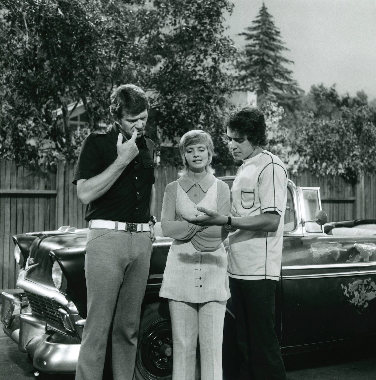 Robert Reed, Florence Henderson, and Barry Williams of 'The Brady Bunch'