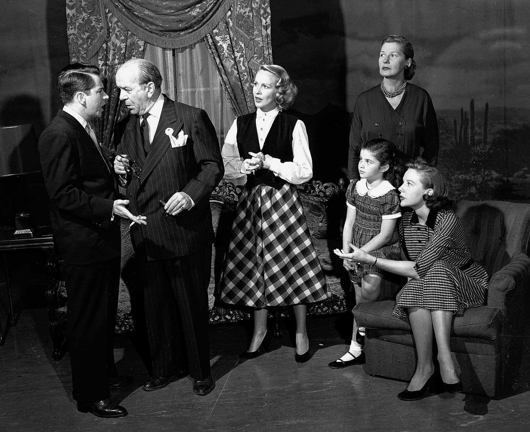 A scene from the soap opera, 'Search for Tomorrow'