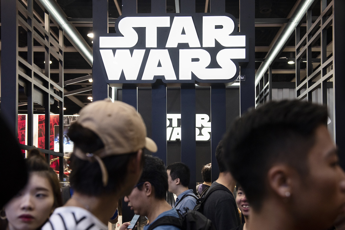 Disney's Star Wars booth at Ani-Com & Games event in Hong Kong