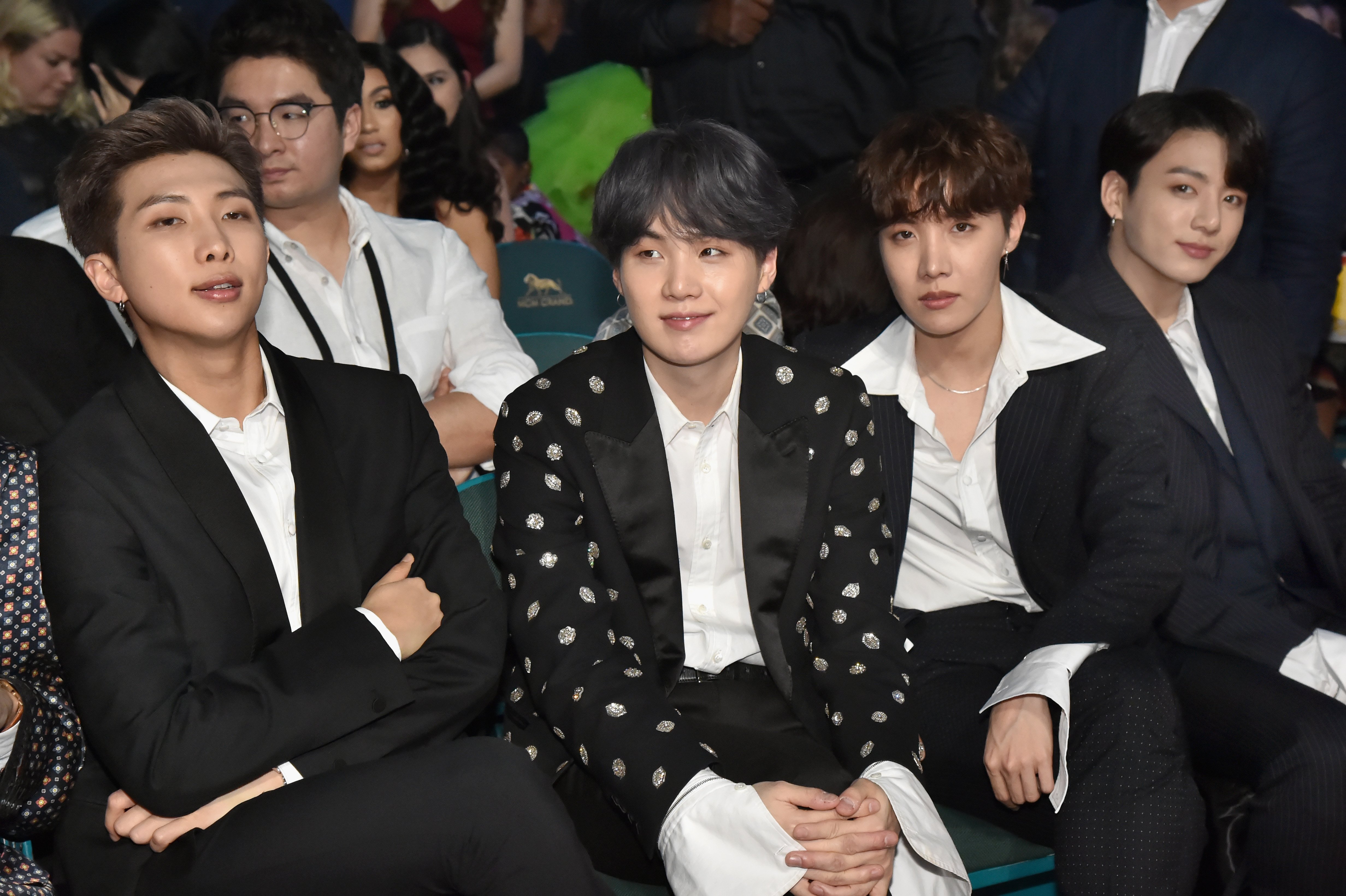 BTS attends the 2019 Billboard Music Awards at MGM Grand Garden Arena
