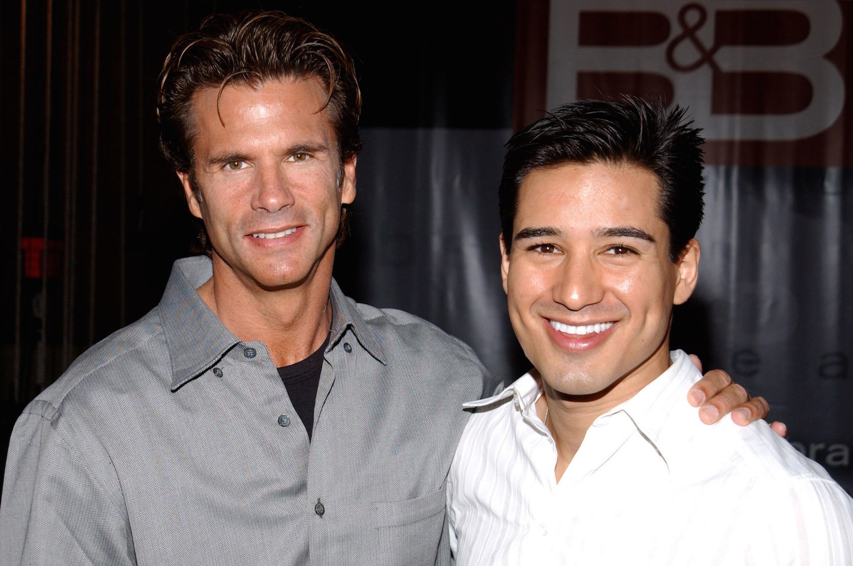 Lorenzo Lamas and Mario Lopez on 'The Bold and The Beautiful'
