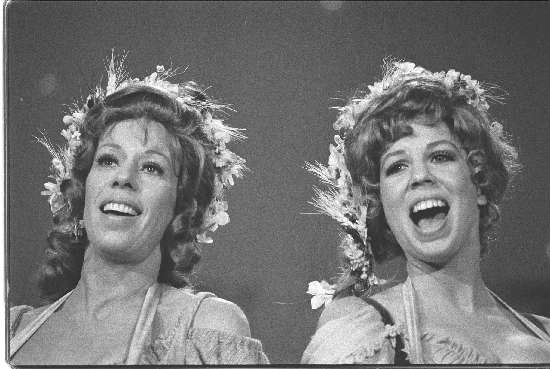 Carol Burnett and Vicki Lawrence on 'The Carol Burnett Show'