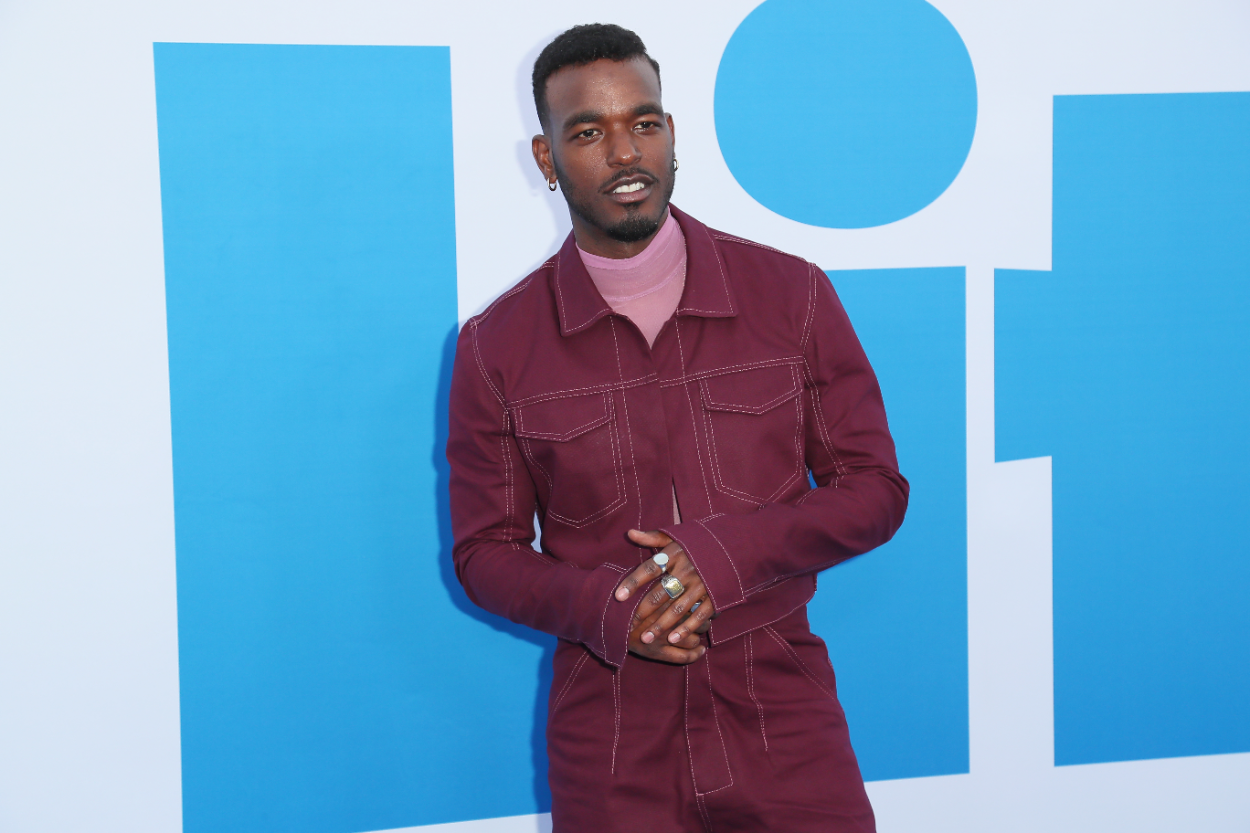 Luke James attends The Premiere Of Universal Pictures "Little" at Regency Village Theatre