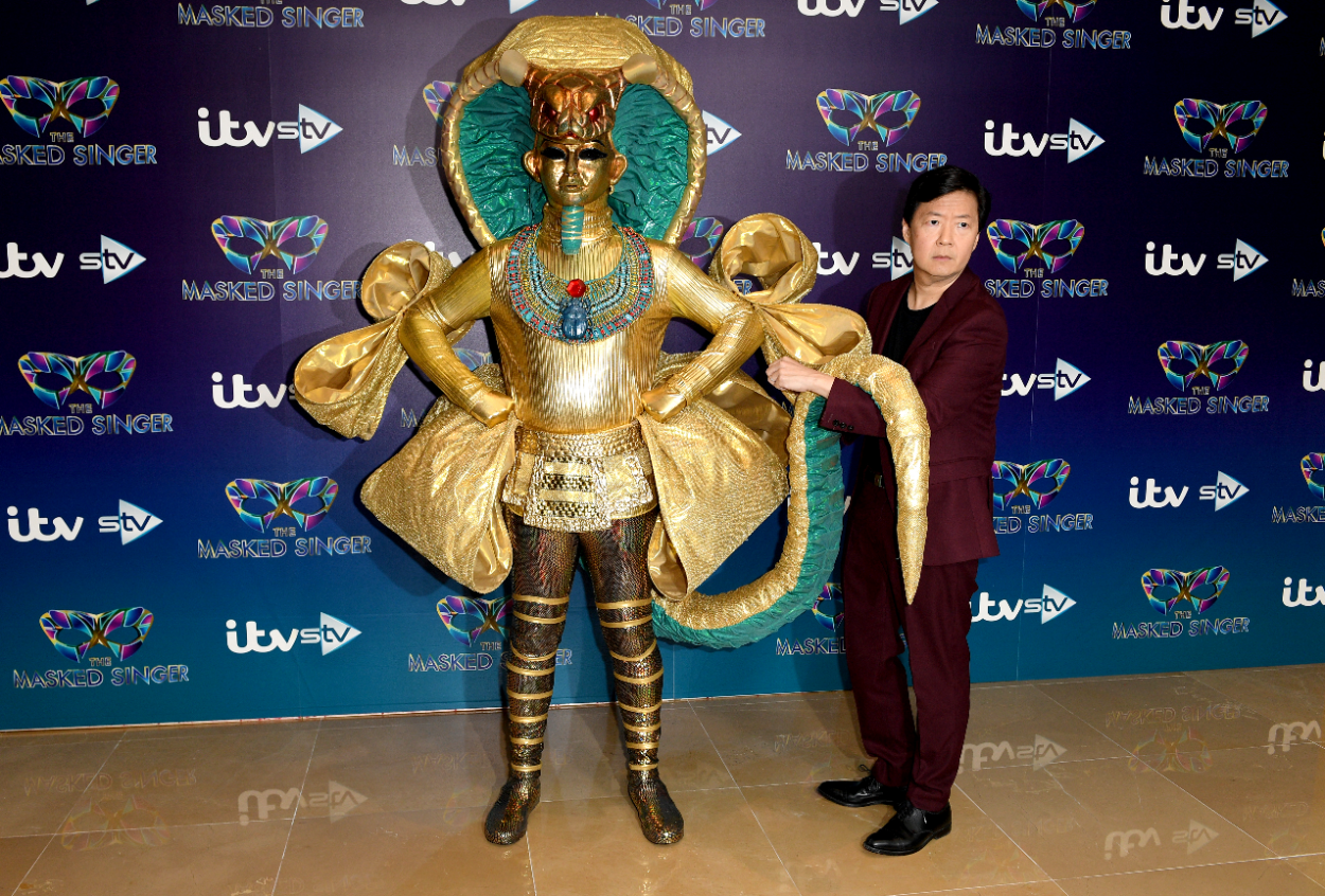 Ken Jeong attending The Masked Singer press launch held at The Mayfair Hotel, London