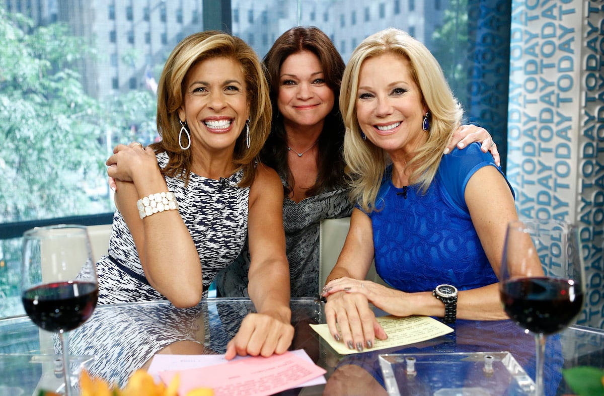 Hoda Kotb, Valerie Bertinelli, and Kathie Lee Gifford appear on NBC News' "Today" show