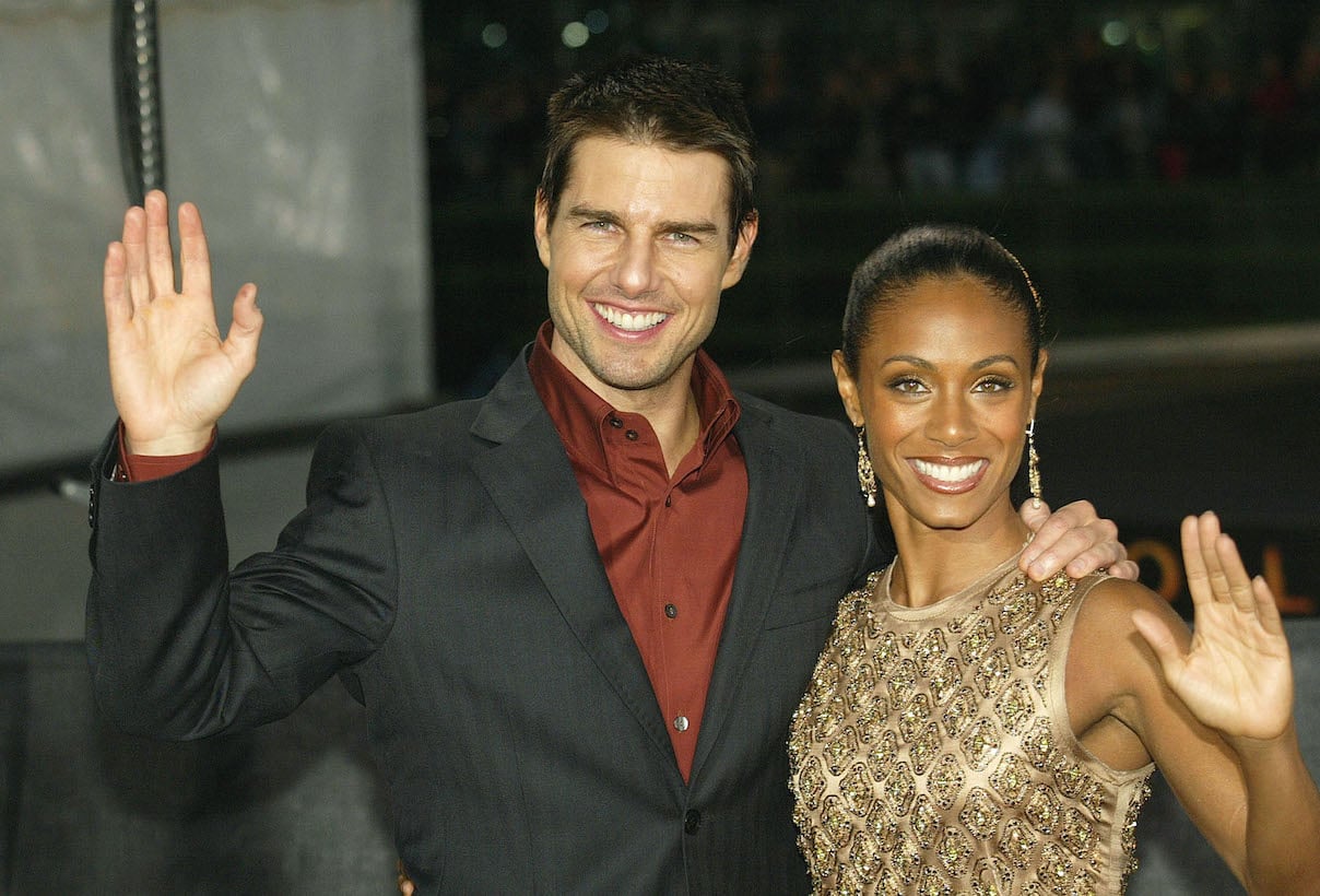 Tom Cruise and Jada Pinkett Smith attend the premiere of 'Collateral' in Berlin, Germany