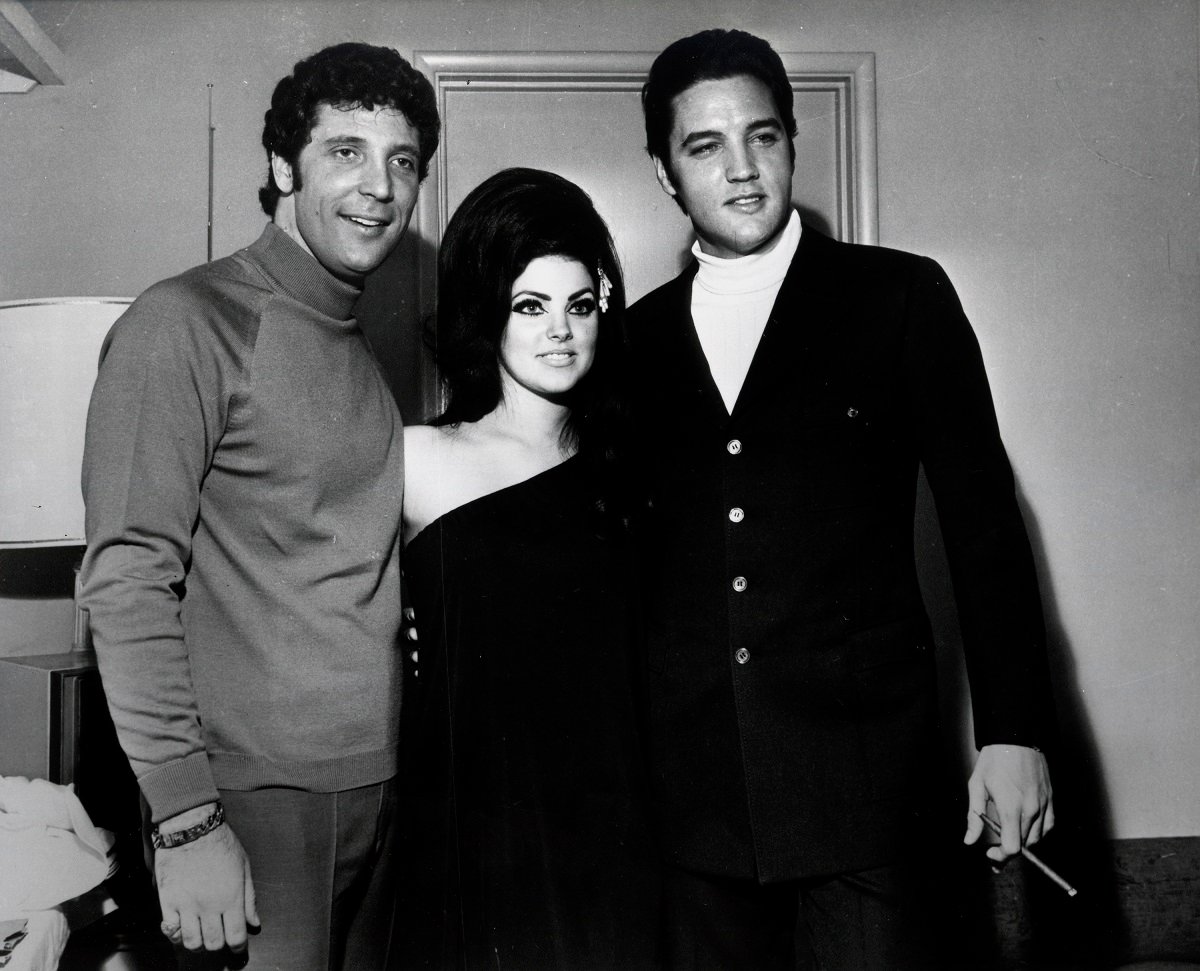 Tom Jones with Priscilla and Elvis Presley