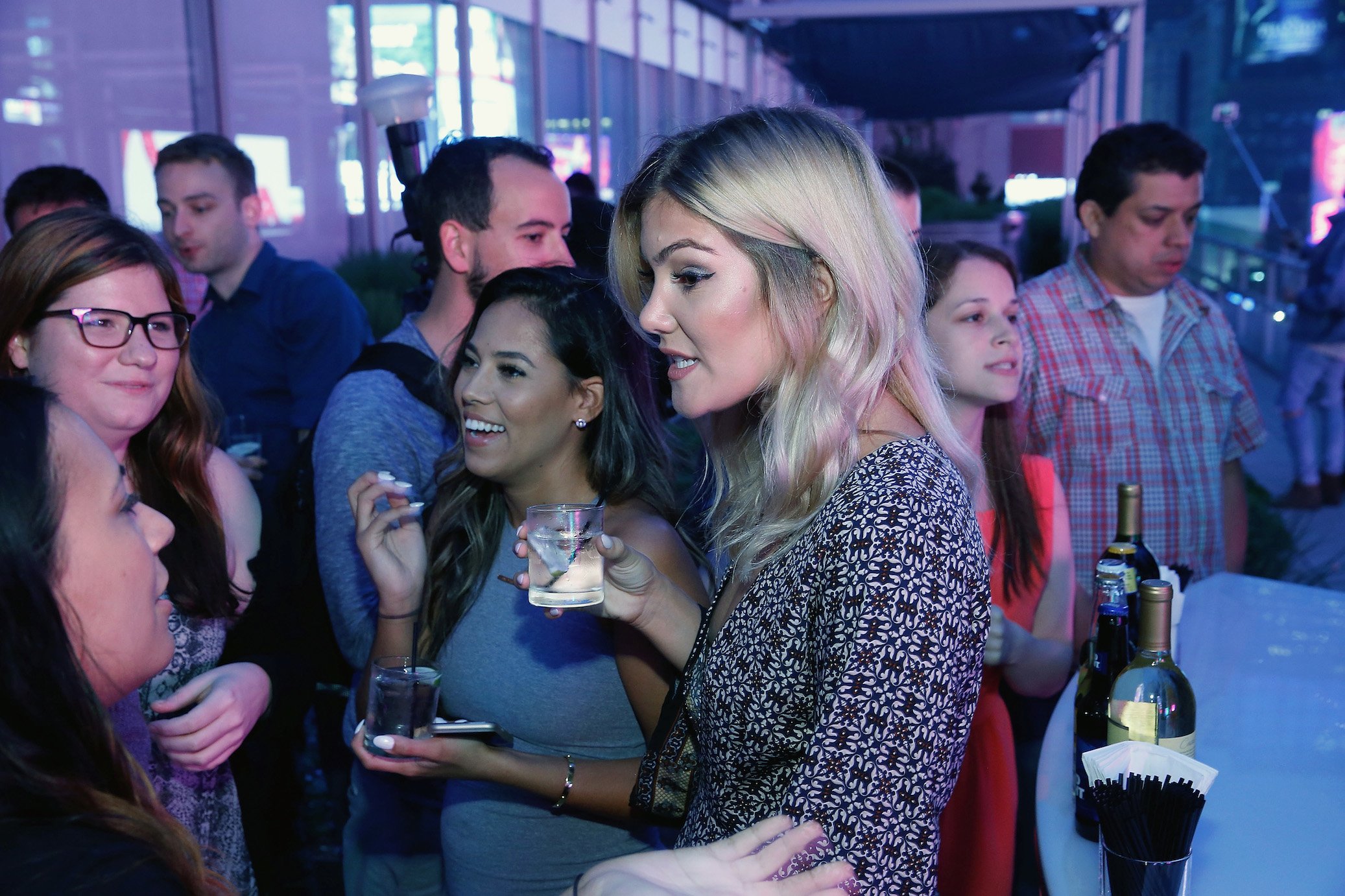 Mikala Thomas and Tori Deal attend the 'Are You The One?' New York Premiere at 1515 Broadway on June 2, 2016, in New York City