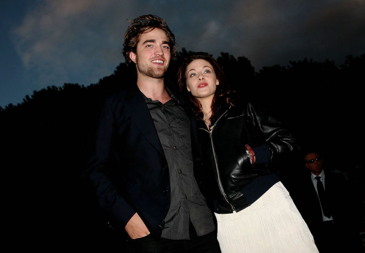 Actors Robert Pattinson and Kristen Stewart