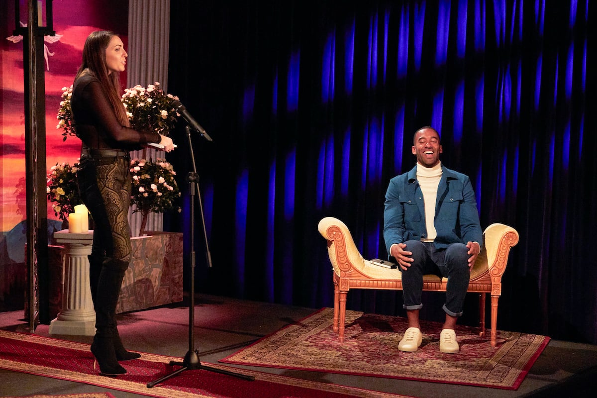 Victoria Larson and Matt James