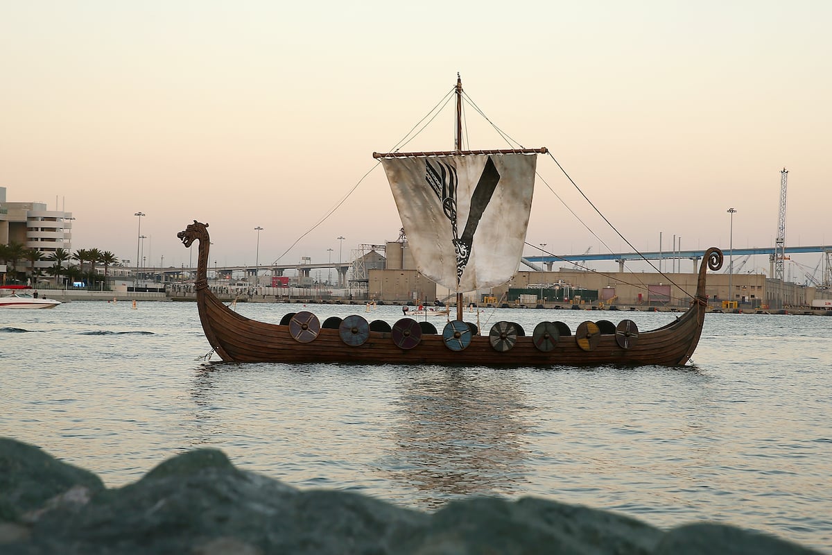 'Vikings' ship during San Diego Comic-Con