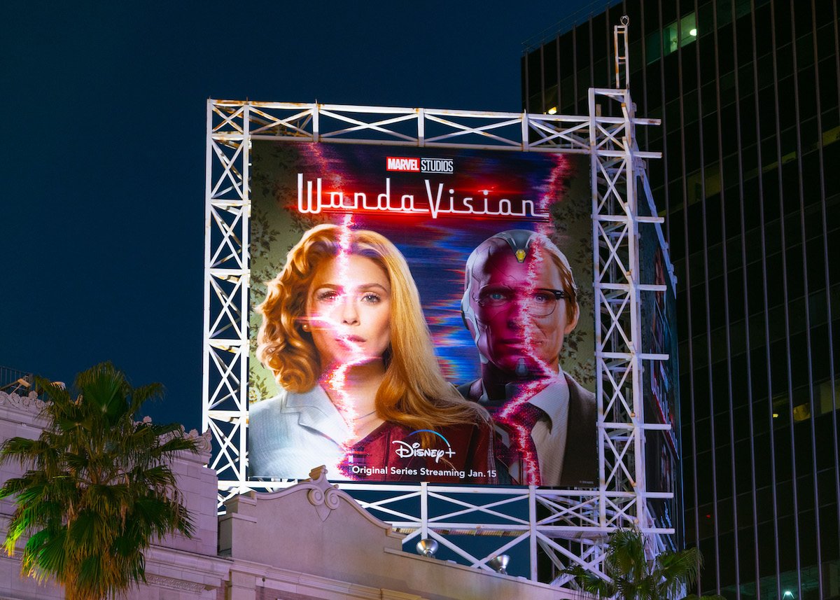 Billboard promoting 'WandaVision'