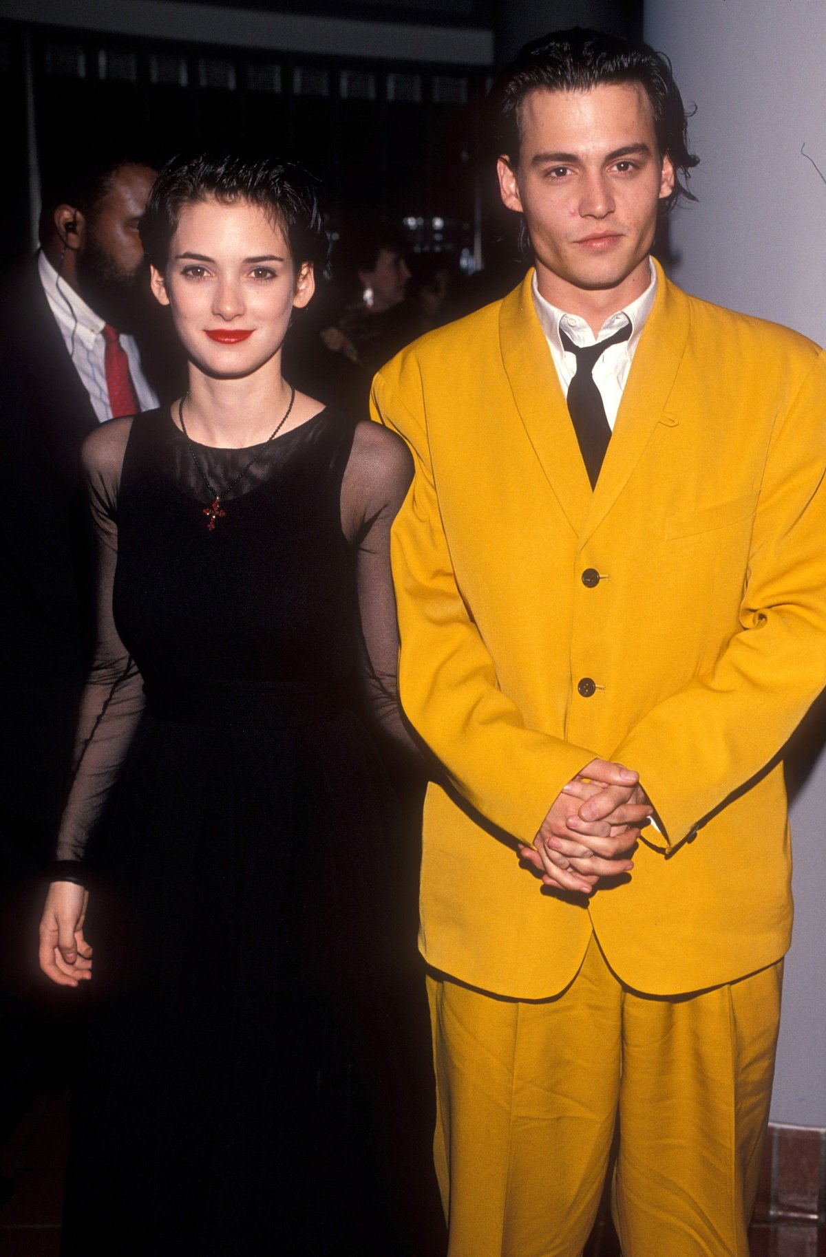 Winona Ryder and Johnny Depp at the 'Cry-Baby' premiere