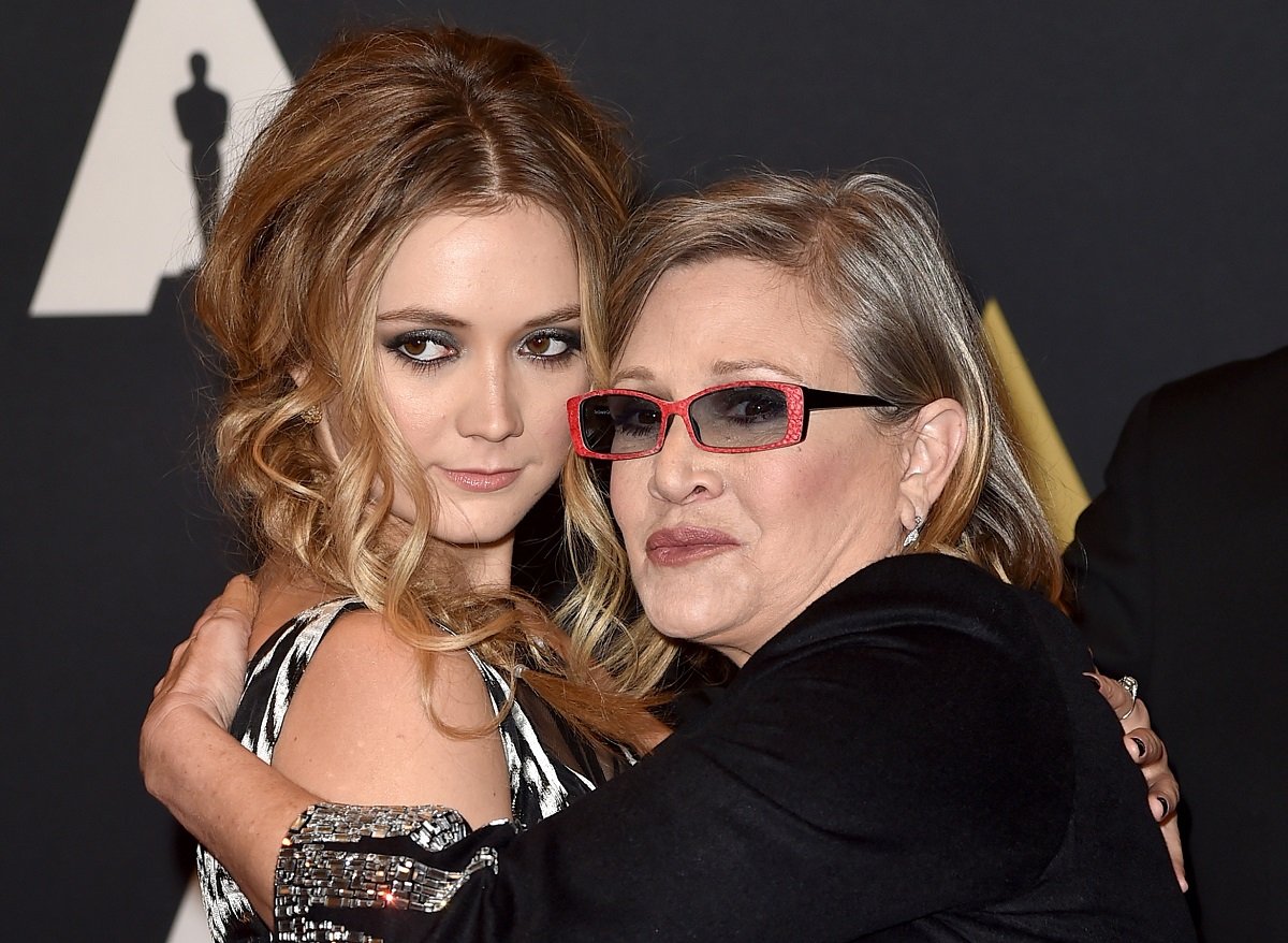 Carrie Fisher (L) and Billie Catherine Lourd attend the Academy of Motion Picture Arts and Sciences' 7th annual Governors Awards on November 14, 2015 in Hollywood, California. 