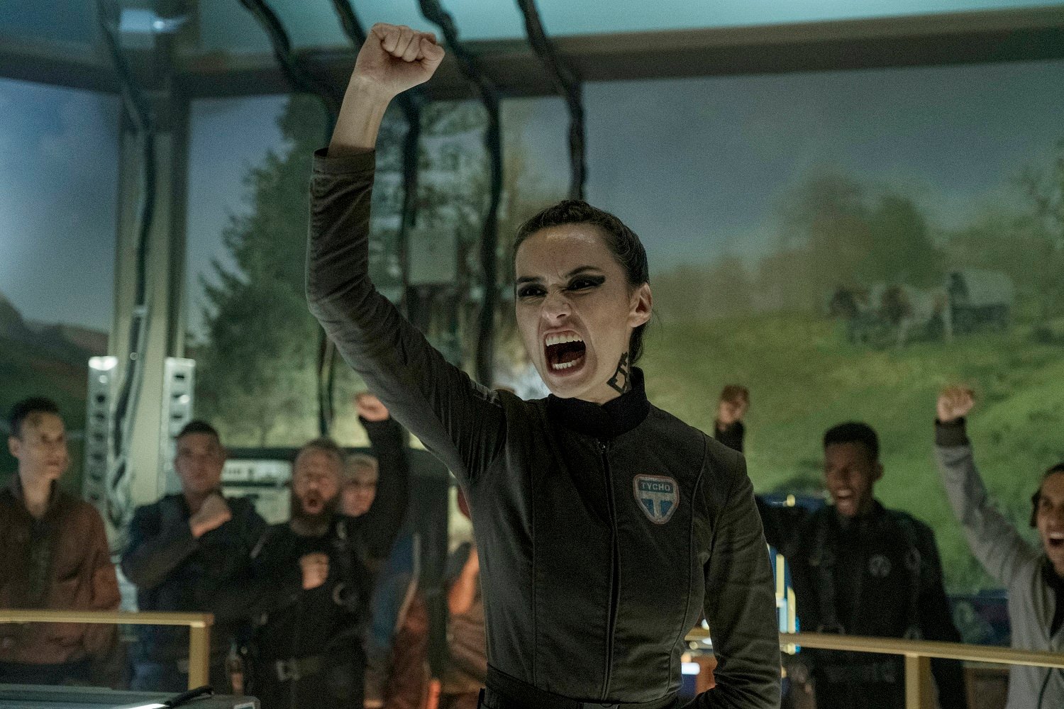 Cara Gee as Camina Drummer of The Expanse, Season 5 of which just ended
