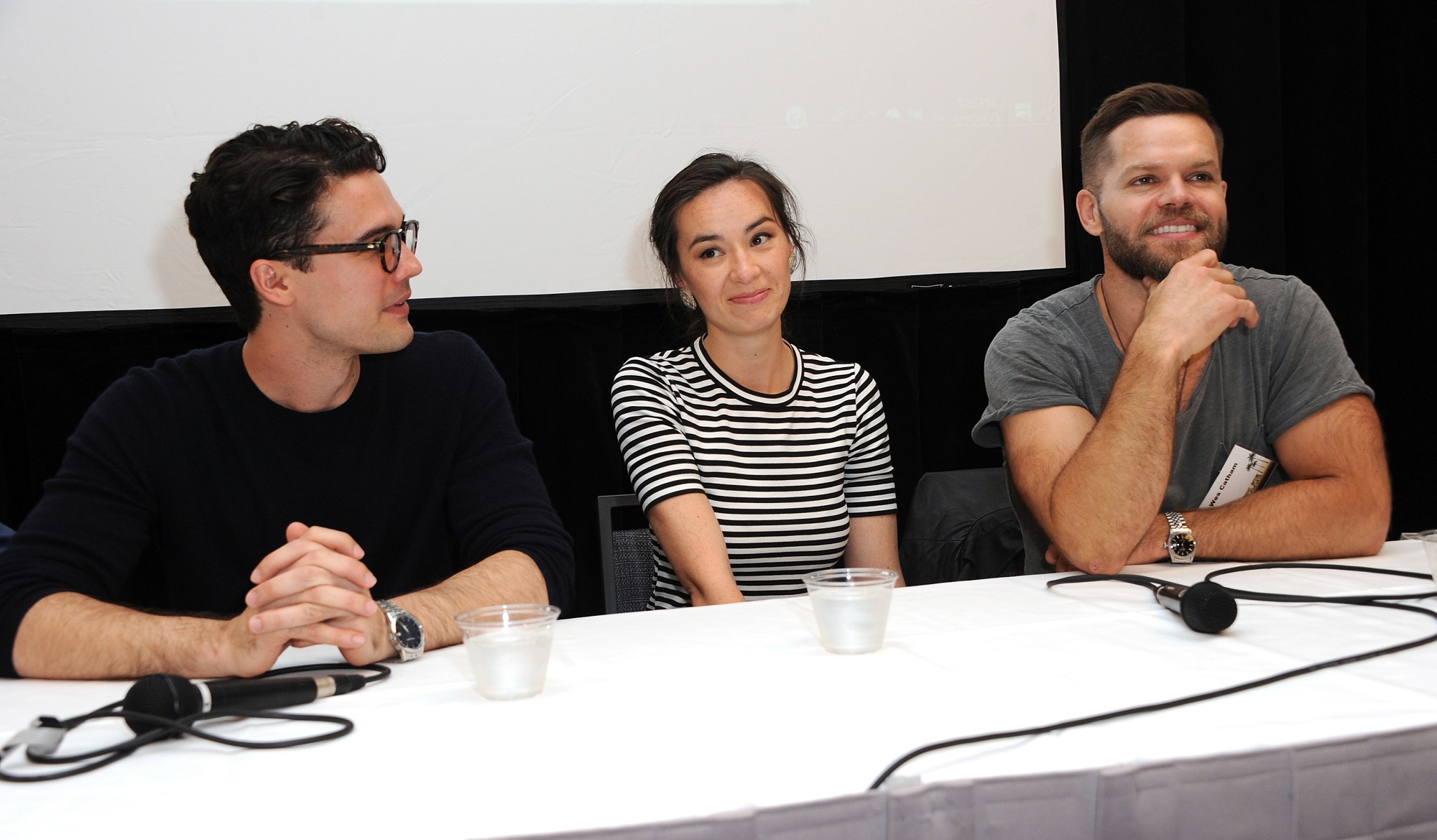 Steven Strait, Cara Geen and Wes Chatham of The Expanse