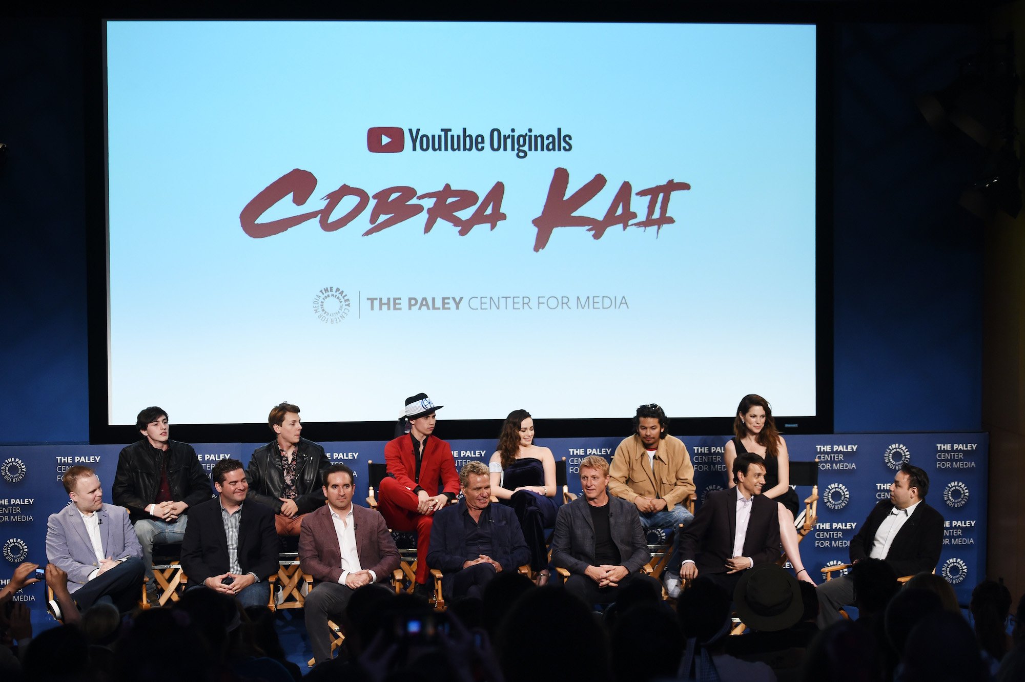 Gianni Decenzo, Jacob Bertrand, Tanner Buchanan, Mary Mouser, Xolo Mariduena, Courtney Henggeler, Erik Amaya, Ralph Macchio, William Zabka, Martin Kove, Hayden Schlossberg, Jon Hurwitz and Josh Heald