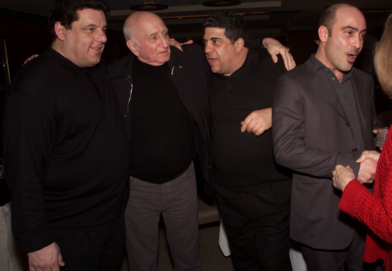 Dominic Chianese with 'Sopranos' co-stars