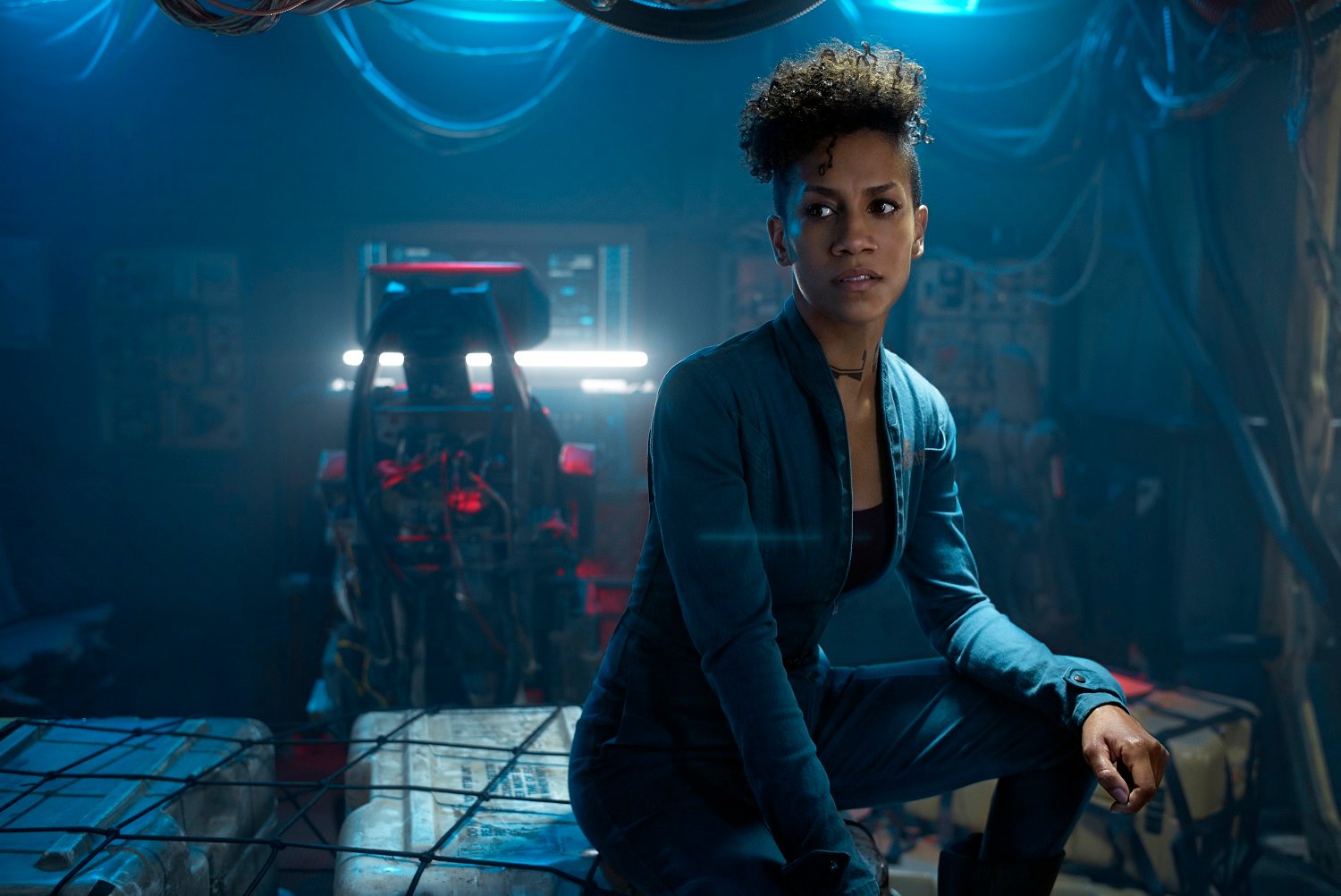 Dominique Tipper as Naomi Nagata on The Expanse