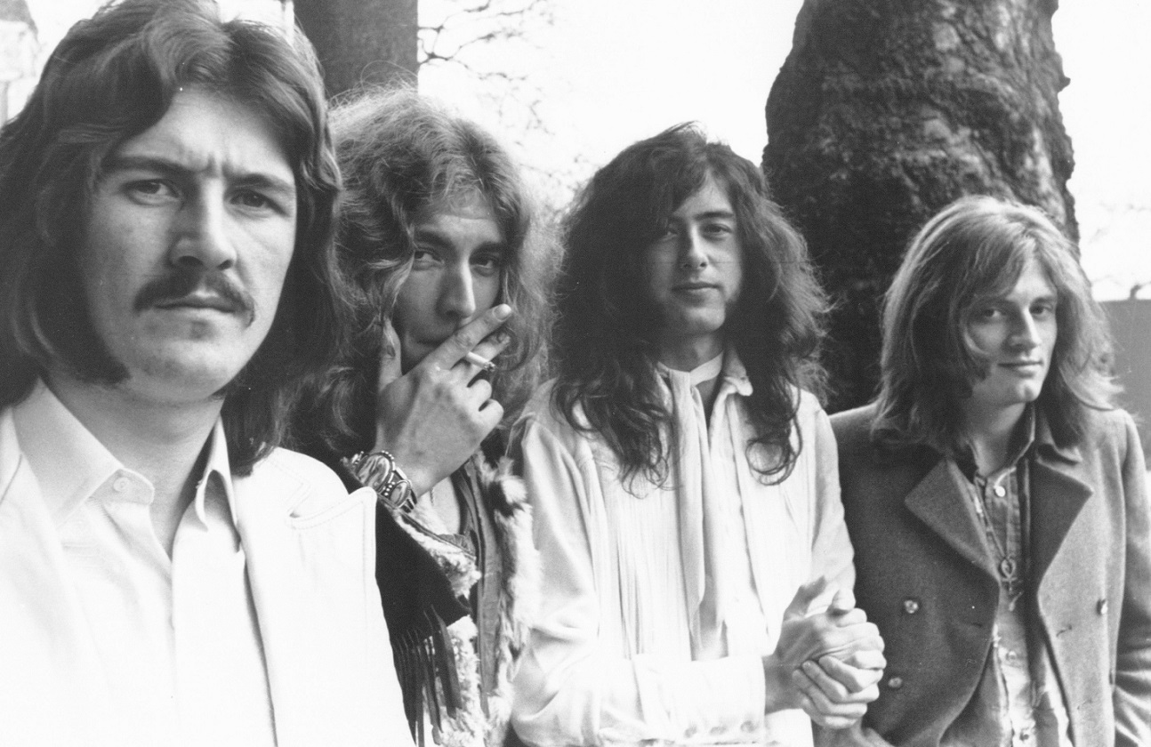 early Led Zeppelin band photo