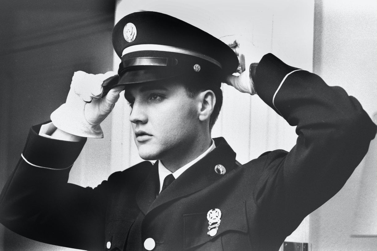 Elvis Presley during national military service duty 1958-1960