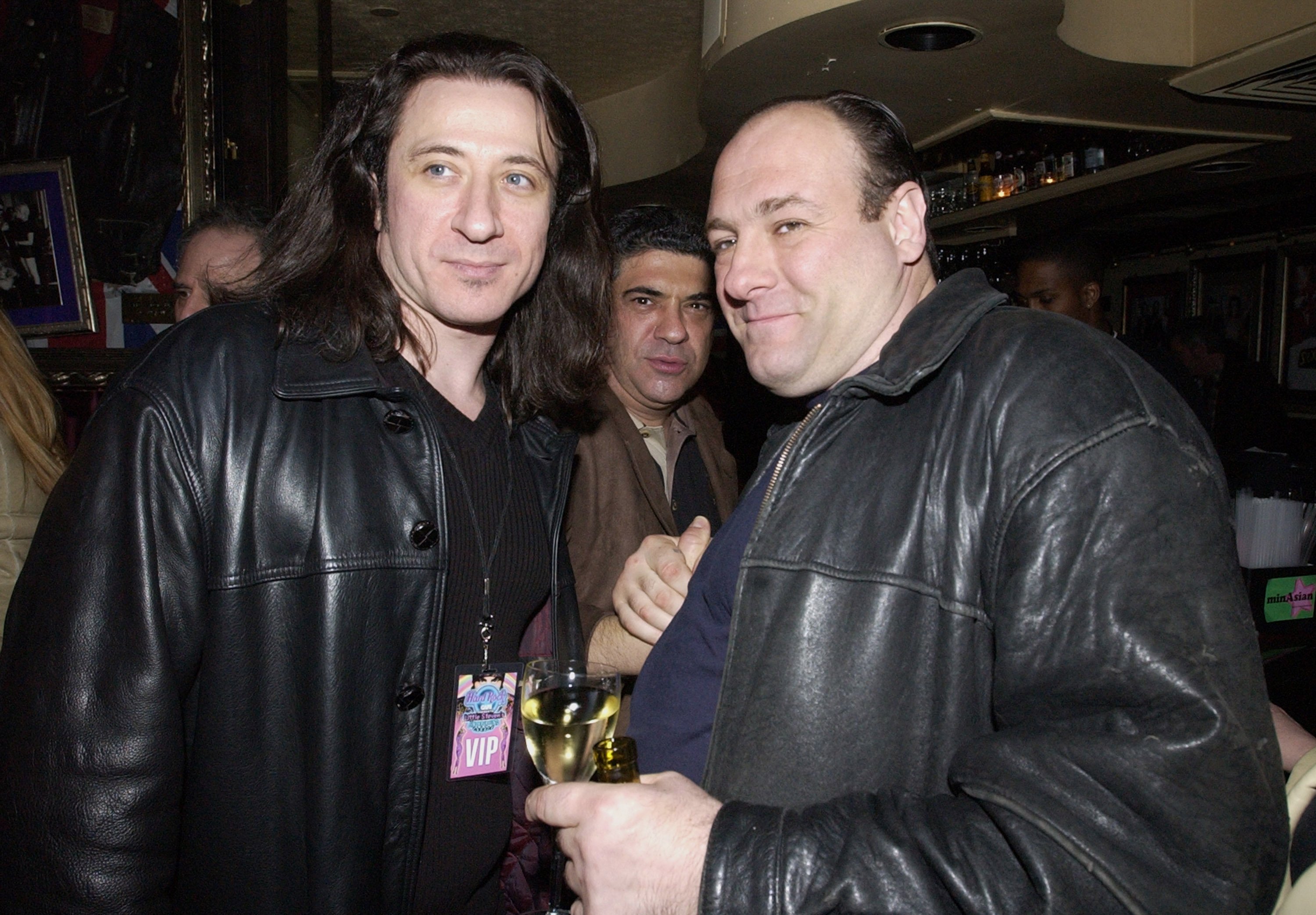 Federico Castelluccio with James Gandolfini