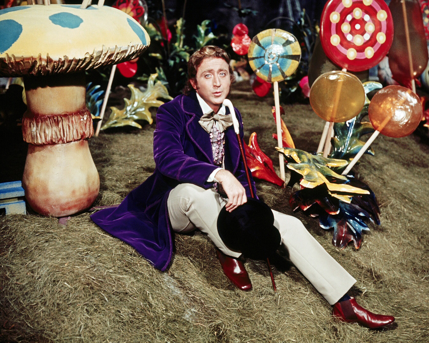 Gene Wilder as Willy Wonka in the film Willy Wonka & the Chocolate Factory