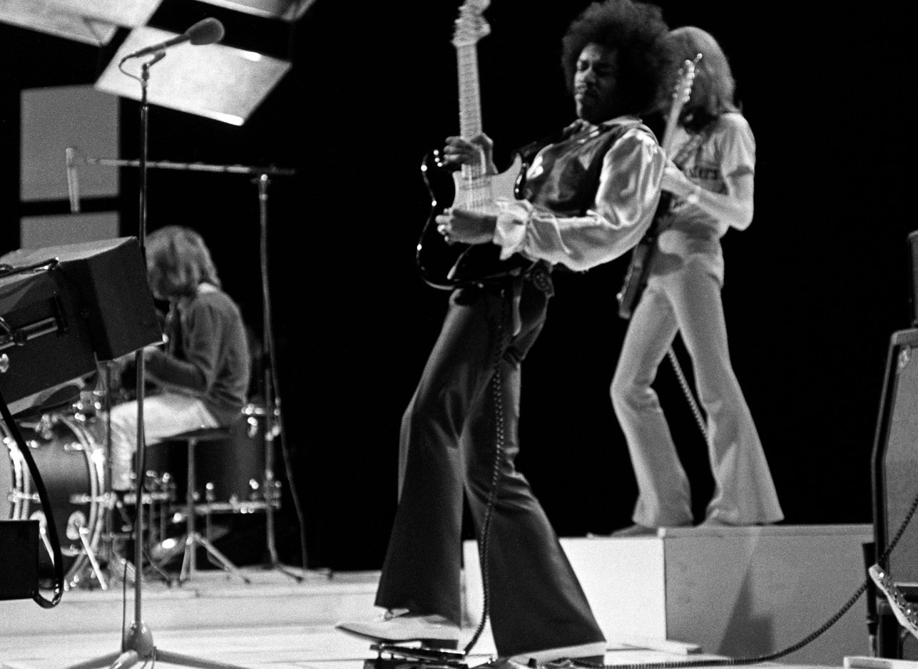 Hendrix Experience performing on TV