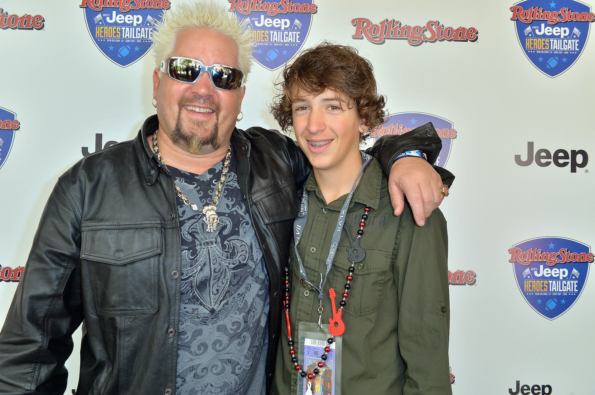 Guy Fieri and Hunter Fieri