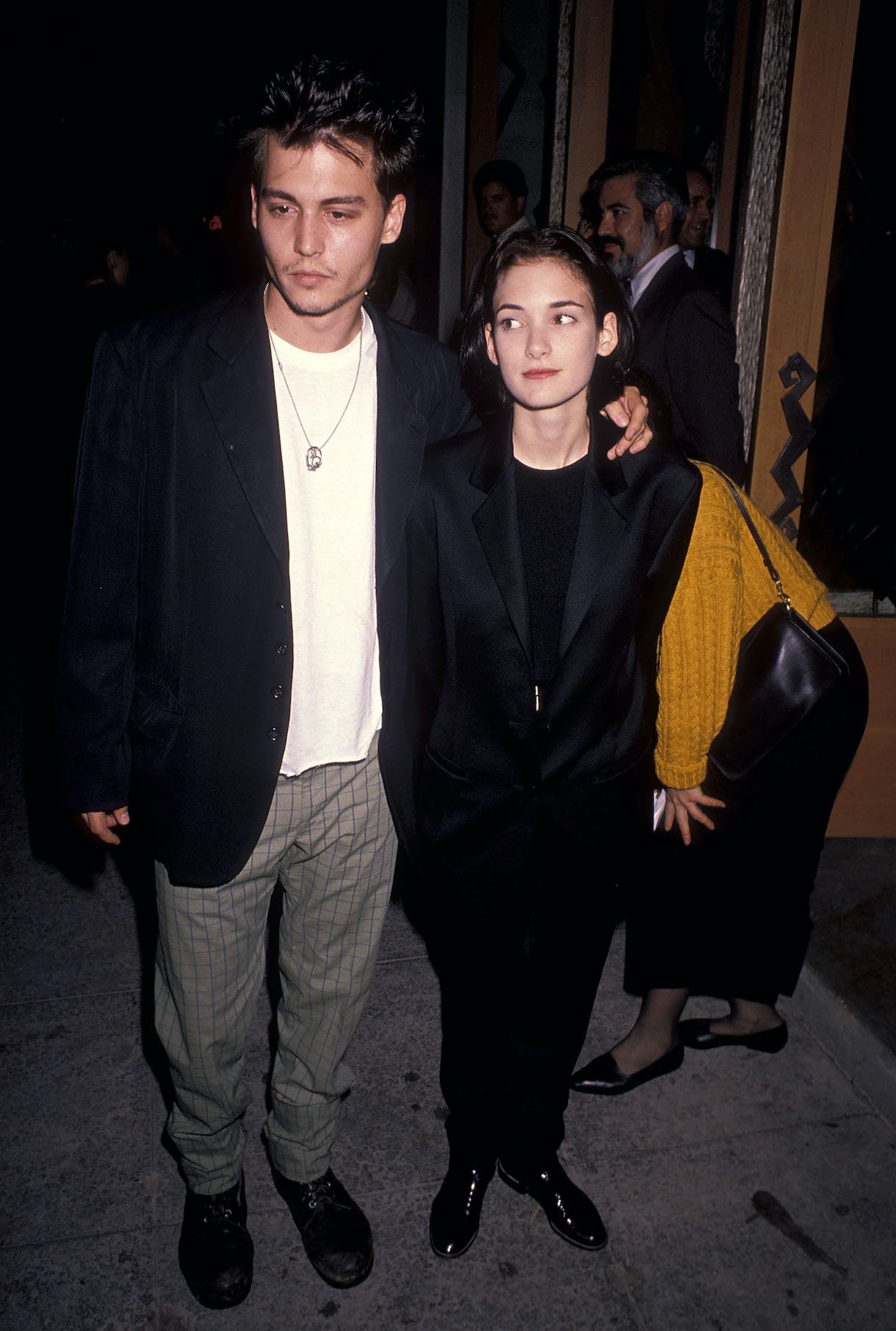 Johnny Depp and actress Winona Ryder in 1990