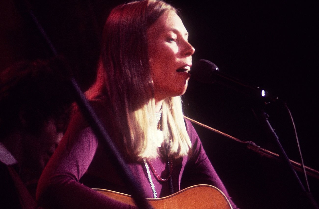Joni Mitchell in 'The Last Waltz'